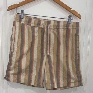 Free Planet Multicolor Striped Shorts size medium sustainable material
